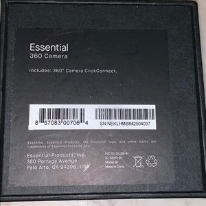 Essential 360 camera